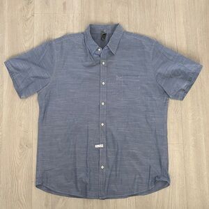 🔥BUNDLESALE Mens 2XL District Made 100% Cotton Short-Sleeve Button-Down Shirt